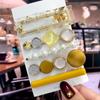 5Pcs/Set Fashion Smiley Pearl Hair Clip For Women Girl Geometric Acetate Barrettes Hairpin Headwear Hair Accessories  Trendy