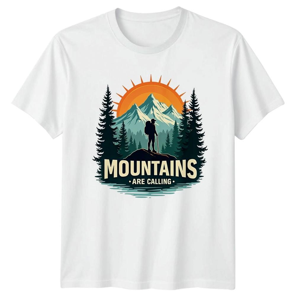 Mountains Are Calling TShirt Mountain Hiking Outdoor Adventure