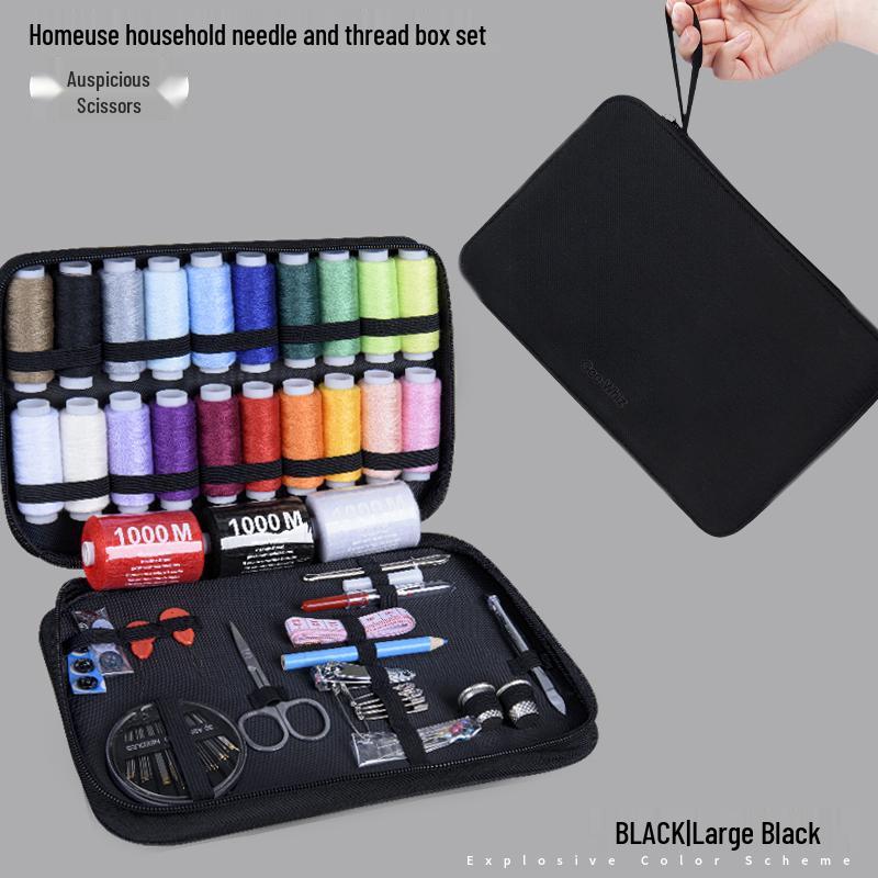 High-Quality Portable Needle & Thread Sewing Kit: Practical Mini Set for Home or Dormitory Mending