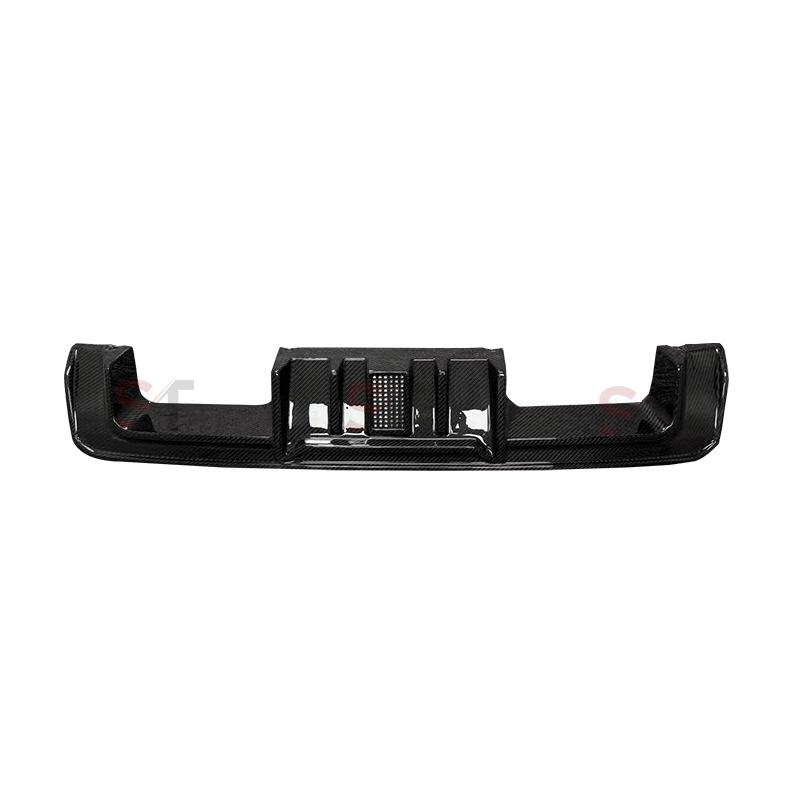 BMW M3 G80 M4 G82 G83 R44 Style Carbon Fiber Rear Lip Diffuser with Lights