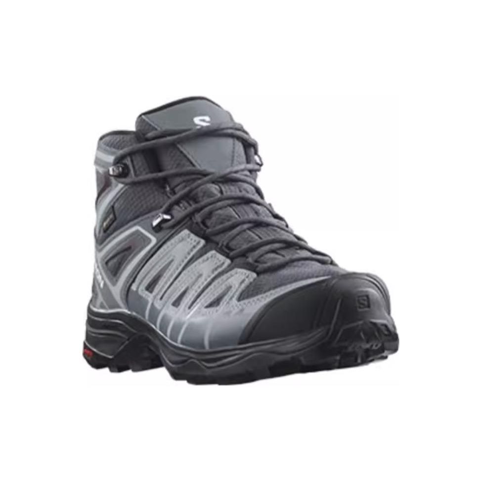 SALOMON X Ultra Pioneer Mid Gtx Шнуровка Нескользящие Прочные Полувысокие Функциональные Ботинки для Активного Отдыха Унисекс Синий Черный 471705
