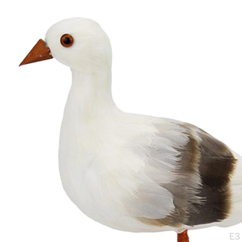 Имитация чайки, искусственная птица, яркий сад и домашний декор, реквизит для фотографий