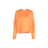 FW22 тисненый логотип однотонный короткий рукав толстовка женская толстовка оранжевый HS7440