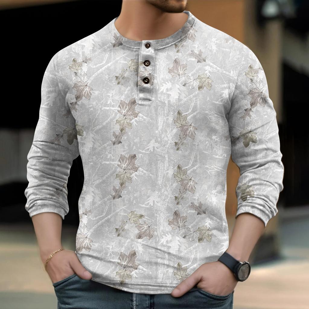 Мужская уличная винтажная модная спортивная футболка с v-образным вырезом и длинным рукавом