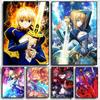Fate Stay Night Япония аниме постер с фильмами Kawaii Холст Картина Настенная картина для детей Гостиная Украшение дома