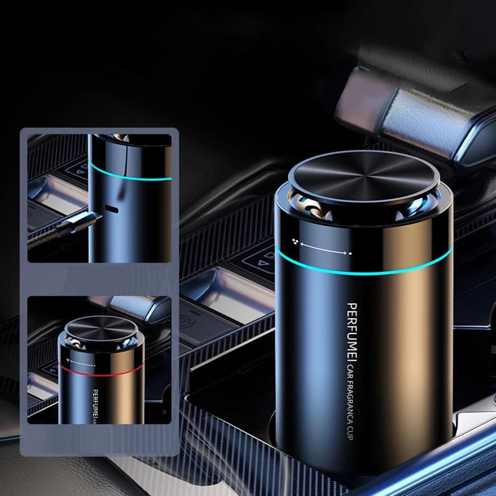 Особенности Ароматический диффузор Ароматизатор воздуха в машину Разлагает формальдегид Электрическая турбина Интеллектуальное изменение светодиодного окружающего света