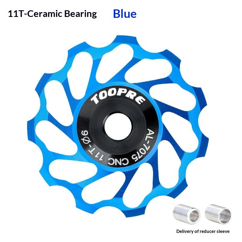 Bicycle Rear Derailleur Guide Wheel 11T 13T Aluminum Alloy Bearing Lightweight Ceramic Bearings For Mountain Road Bike