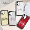 BIKE CYCLING Phone Case for iPhone 11 12 13 14 Pro Max Mini X XR XS SE 2020 5 6S 7 8 Plus Samsung Galaxy S21 S22 Cover Shell
