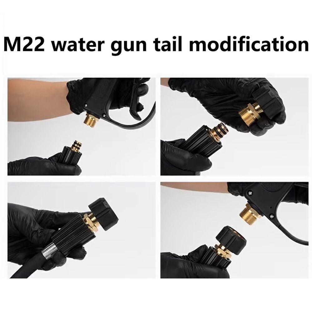 1 шт. Быстроразъемное соединение M22-14 мм/15 мм на 3/8 и 1/4 дюйма для распылителя, садовый аксессуар