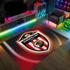 Sunderland Football Design Crystal Velvet Carpet Cozy Non?Slip Printed Rug For Bedroom Living Room Entrance
