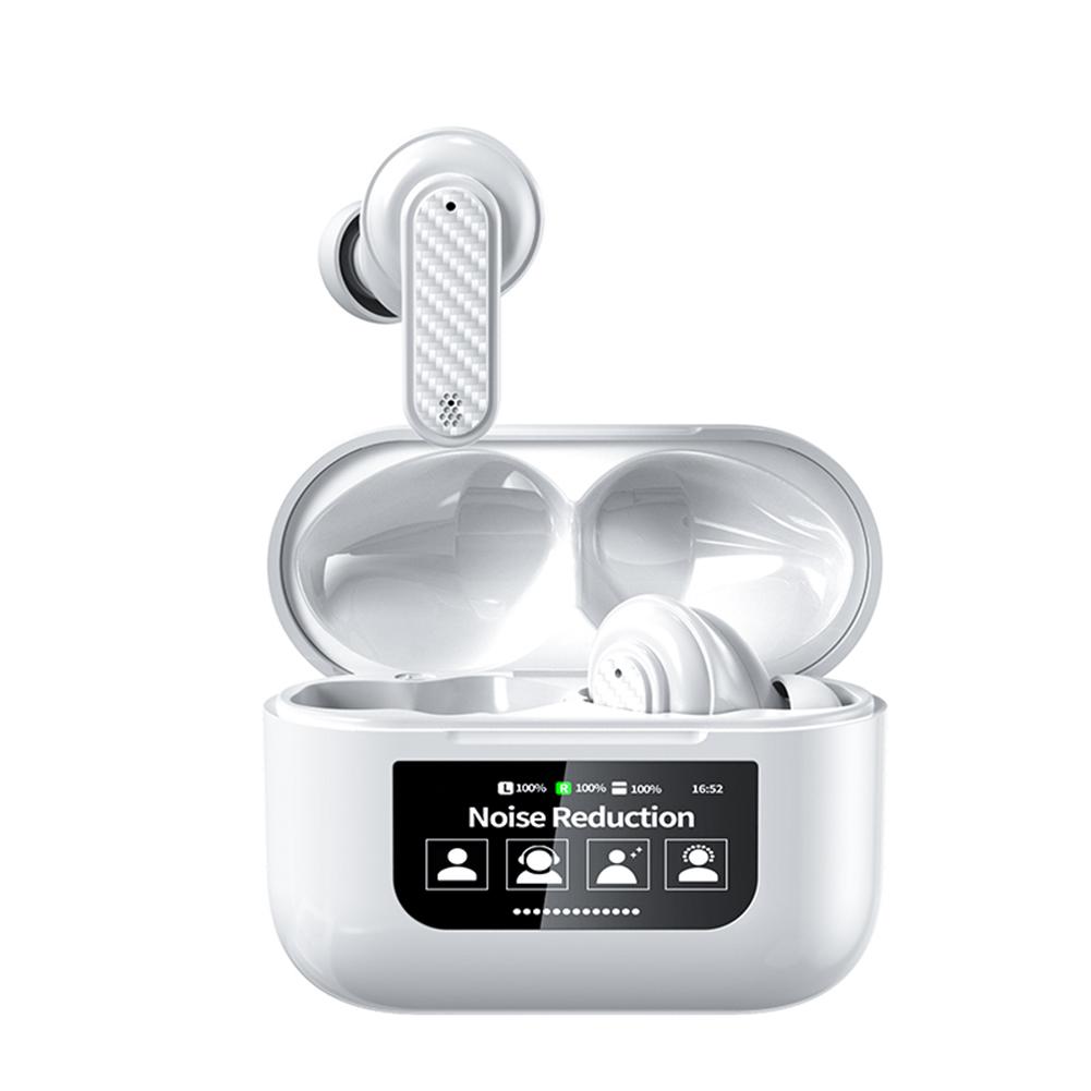 Wireless BT 5.4 Real Time Translator Earbuds ANC Noise Cancelling 144 Languages Translation Earphones Smart Touch Screen Housing