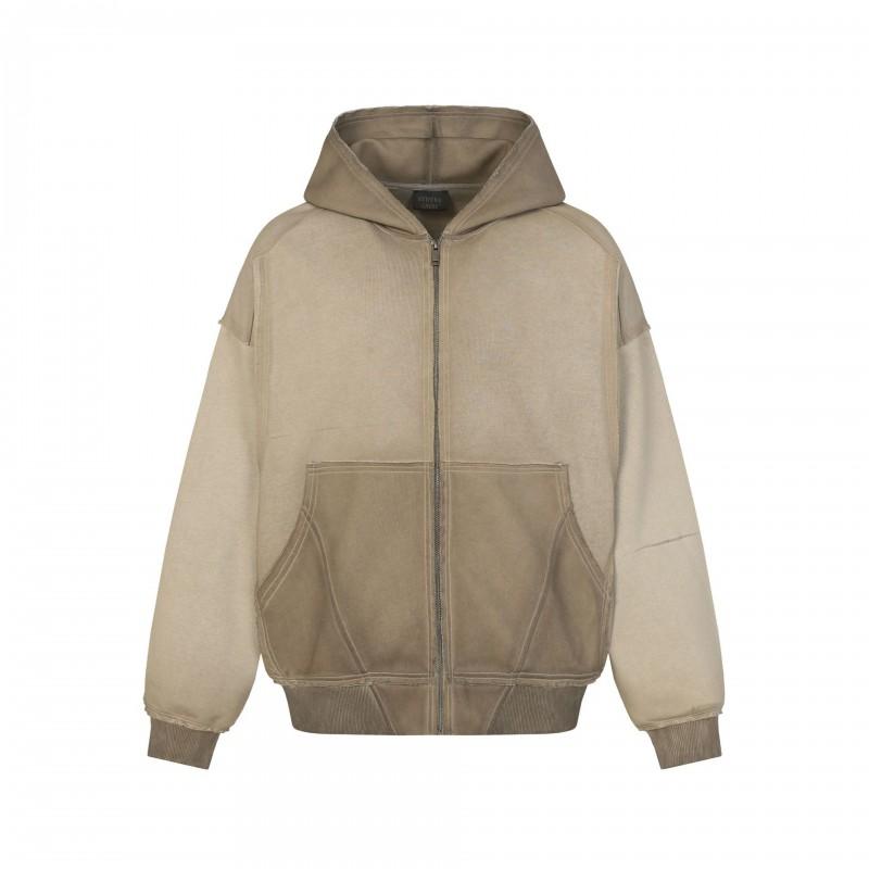 Unisex Oversized Hooded Zip-Up Sweatshirt Casual Streetwear Pullover Fall 2026