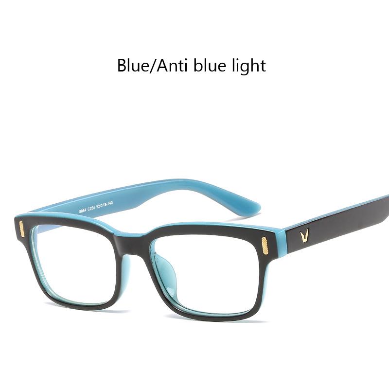 Унисекс игровые очки компьютер против усталости синий свет блокировка УФ-защиты V-образные очки