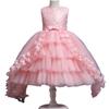Children Girls Lace Princess Dress Elegant Trailing Birthday Dress Baby Girls Christmas Clothes