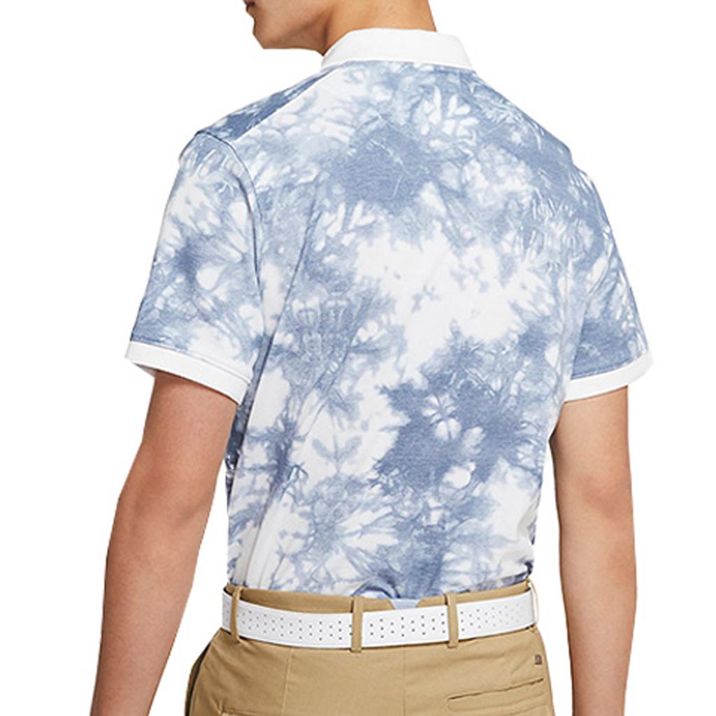 Nike Спортивная рубашка поло с коротким рукавом для гольфа, мужские топы, белый, синий CI9770-100