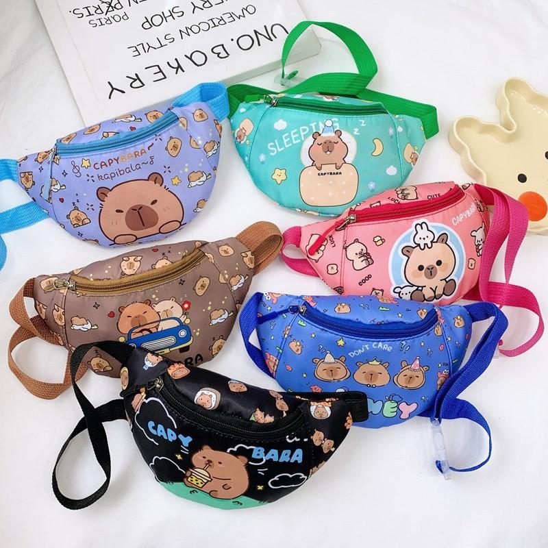 Детская легкая нейлоновая поясная сумка для детского сада, приключений на открытом воздухе и повседневных милых нарядов