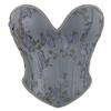 Heart Print Off-Shoulder Women's Bandeau Body Shaper Top