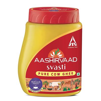 Aashirvaad Svasti Pure Cow Ghee - Дези Гхи с насыщенным ароматом - 200 мл