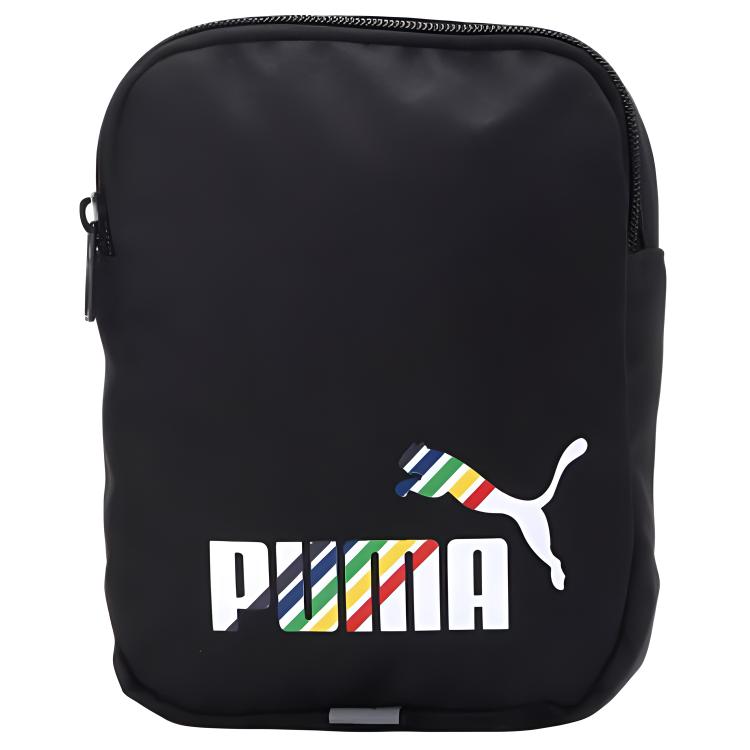 New PUMA Fabric Crossbody Bag Small Size Unisex Black 079544-12