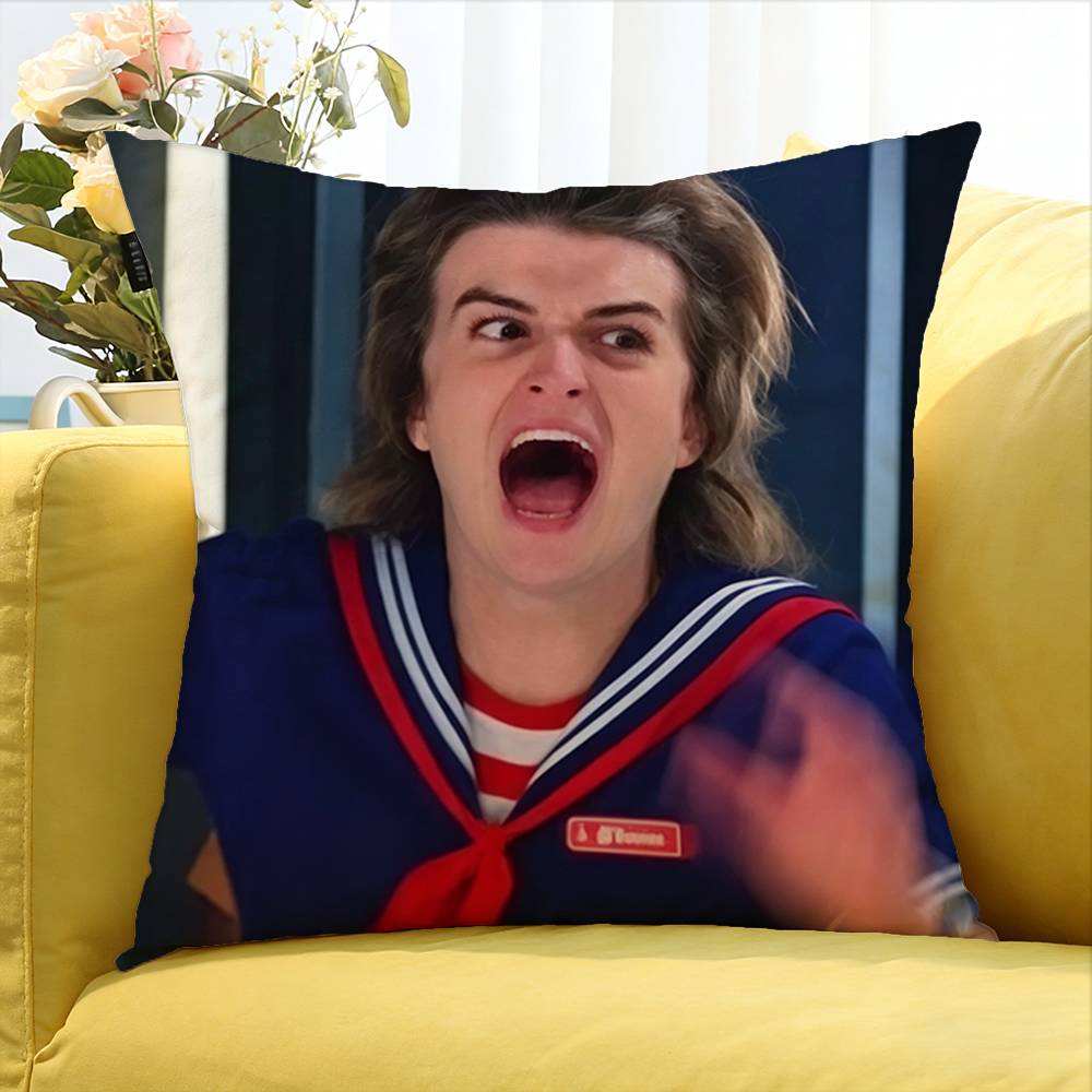 Actor Joe cool Keery Various Sizes Square Pillow Case For Car Home Bedchamber Decor