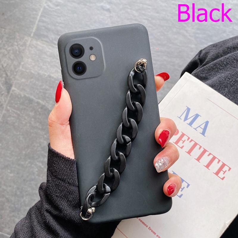 Silicone Wriststrap Bracelet Chain Phone Case for Samsung S23 S22 S21 S20 Ultra Plus S20 FE A13 A53 A14 A54 iPhone 15 14 13 12 11 Pro Max XS MAX 8P 7P