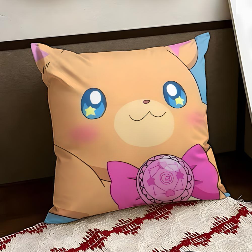 Anime cartoon MMofurun Cushion Cover Reversible Soft Durable Pillow Cover Home Car MultiScene Use for Daily Comfort