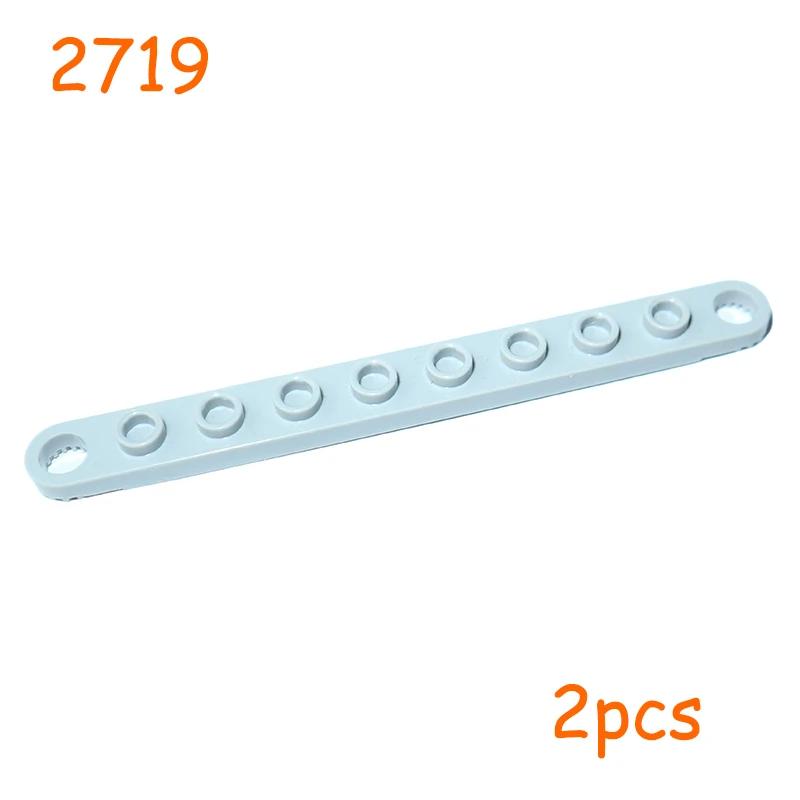 Non-Toxic Technical Plate With Toothed End Small Particle Building Blocks With Studs Moc Toy Parts 32124 32125 4263 2711 4262 4442 2719