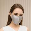 Women's Real Silk 3D Sunscreen Face Mask - Breathable, Washable, Adjustable Ear Straps