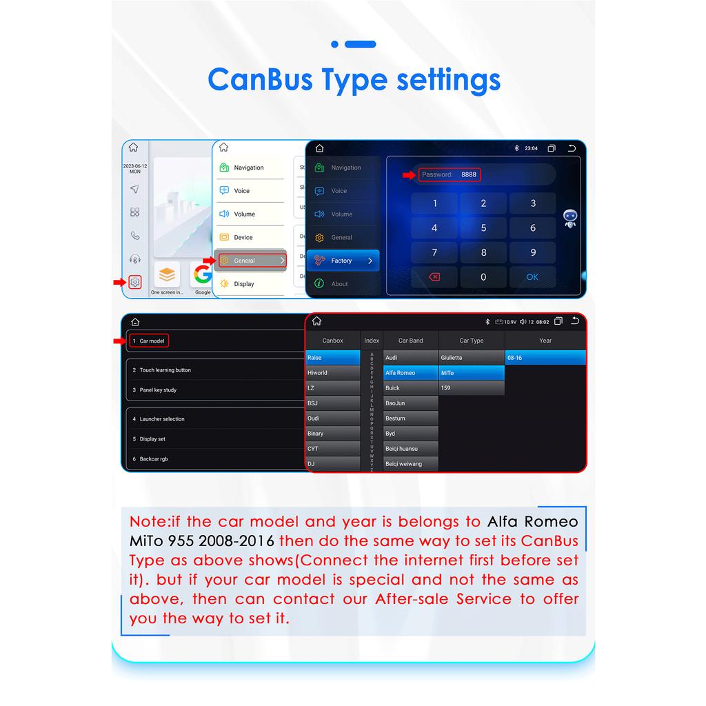 Hizpo Автомобильные интеллектуальные системы Carplay Android Car Radio для Alfa Romeo MiTo 955 2008-2016 Мультимедийный видеоплеер WIFI Авторадио Bluetooth FM RDS DVR