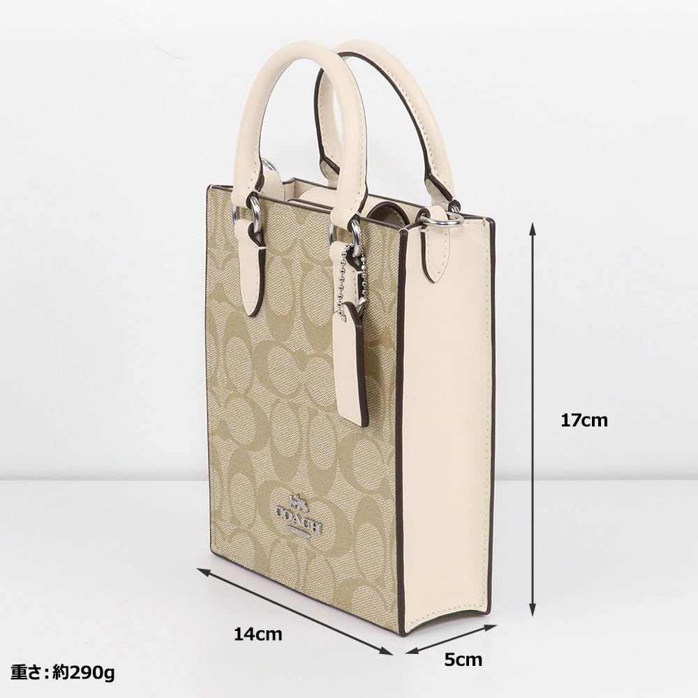 Сумка Сумка через плечо CJ494 SIGHA 2way Мини-сумка Signature Outlet Серебряный Светлый Хаки Мел [Coach] Женская [Товар]