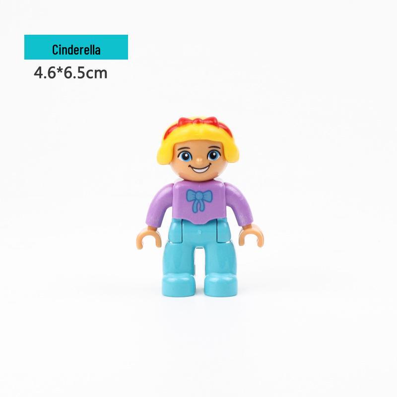 Совместимо с LEGO Duplo: Крупные блоки, Аксессуары, Фигурки, Минифигурки, Куклы, Персонажи и Профессиональные роли (например, Полиция)