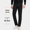 TRIES Men's Fleece-Lined Straight-Leg Casual Pants