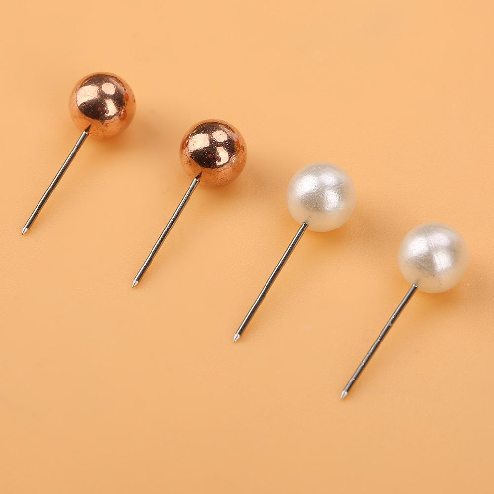 Drawing Pin Map Pin Map Tack Pin Pushpin Round Ball Plastic Pushpin Thumbtack Pins Decorative DIY Tool