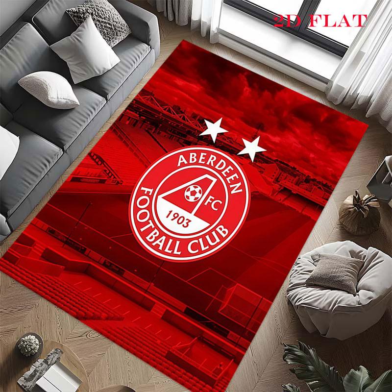 Aberdeen logo Carpet Rug for Living Room Bedroom Home Sofa Decoration,Kids play Nonslip Floor Mat