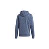 Adidas Breathable Casual Sports Hoodie Men Tops Blue EI6276