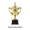 Plastic Award Trophy Kids Small Trophy Props Prize with Base Appreciation Gifts Rewards Decor Trophy Cup for Classroom School