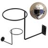 Steel Motorcycle Accessories Helmet Holder Hanger Rack Wall Mounted Hook for Coats Hats Caps Helmet Rack Black