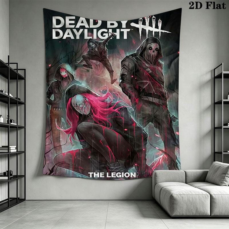 Игровой плакат DBD Настенное тканевое одеяло Декоративные гобелены для спальни гостиной Домашний декор