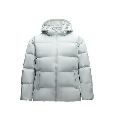 Спортивная серия Lifestyle Серия Pioneer Серия Letter Zipper С капюшоном Удобная дышащая свободная куртка-пуховик Женская верхняя одежда Белый Серый Зеленый 962448905-7