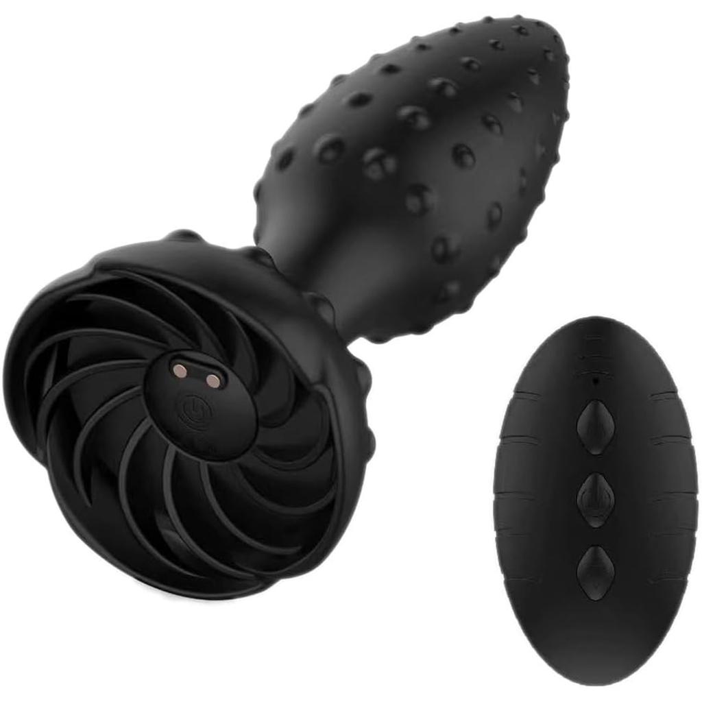 Anal Plug Sex Toys Male Anal Vibrator 10 Modes Vibrating Anal Butt Plug Dildo Bump Textured Prostat Massager Vibrators Adult Sex Toy for Men and Women