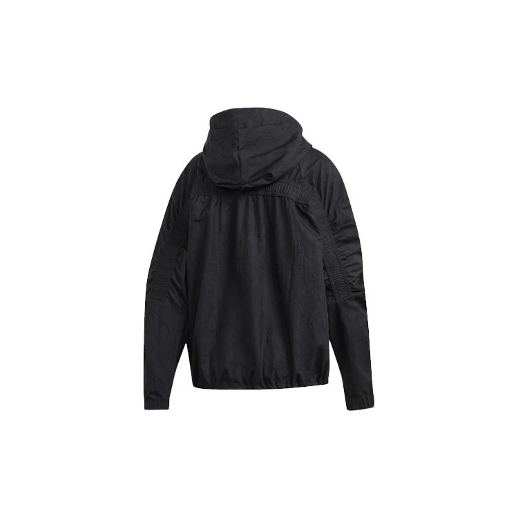 Adidas Свободный крой спортивная куртка с капюшоном женские куртки черные FL1835