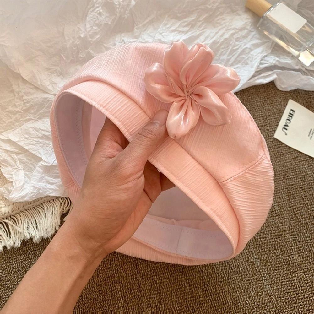 Versatile Painter Hat French Style Artist Cap Breathable Flower Beret  Holiday
