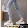 Stepping On Shit Women's Shoes 2025 New Hollow Little White Shoes Summer Student Versatile Board Shoes Breathable Mesh Sneakers