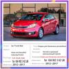 Коврик в багажник автомобиля 3D EVA Материал для KIA RIO 3 K2 UB Sedan Hatchback 2012~2017 Car Easy Clean Cargo Tray Trunk Rear Pad Accessories