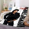 1pc Michael Jackson Performance Flannel Blanket,Ultra Soft Warm Plush Throw for Home Bedroom Bed Sofa Cover Camping Picnic gift Y72411