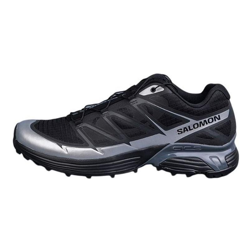 SALOMON Xt-Pathway 2 Ночные Универсальные Удобные Кроссовки с Низким Верхом из Синтетической Кожи Унисекс Кроссовки для Бега Черный 477272