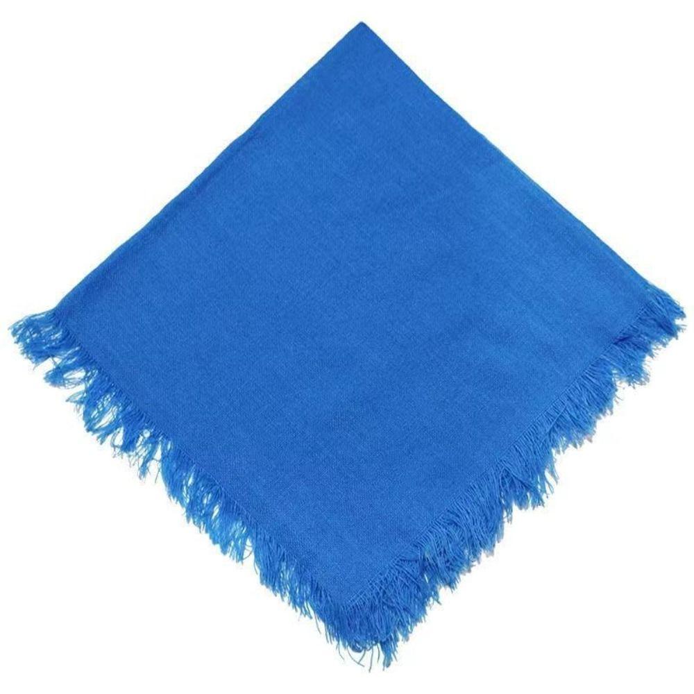 Breathable Square Scarf Tassel Shawl Scarf Cloak Outdoor Headcloth Daily