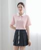 Keulleiseu Футболка с воротником Pretty Line_Коричневый