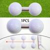 Golf Putting Accuracy Trainer Ball,Putter Practice Ball,Durable Dual Ball,Golf Training