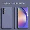 Оригинальный чехол из жидкого силикона для Samsung Galaxy S24 Plus Чехол для Samsung S24 Plus Funda Coque Мягкий TPU Задняя крышка для Galaxy S24 Plus